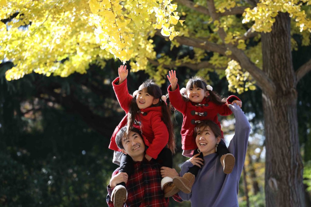 武蔵国分寺公園こむの木家族写真