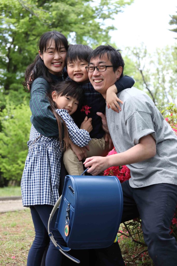 千葉公園家族写真